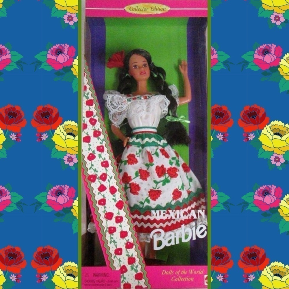NIB Vintage 1995 Mattel Mexican Barbie Dolls of the World Collection #14449